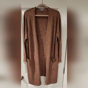 Marled Cozy Dusty Rose Long Cardigan 1X